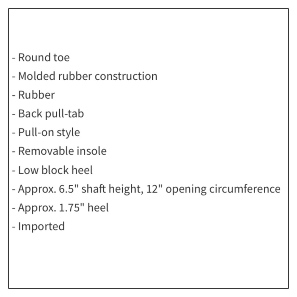 Hunter Refined Low Heel Biker Rain Boot - Picture 5 of 7